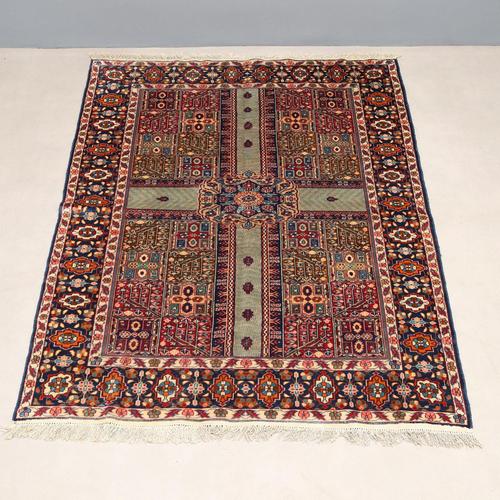 Vintage Indian Jaipur Rug For Sale - Image 3 of 8