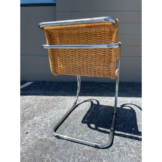 Mies Van der Rohe Lilly Reich & Ludwig Mies Van Der Rohe Mr20 Armchair For Sale - Image 4 of 8