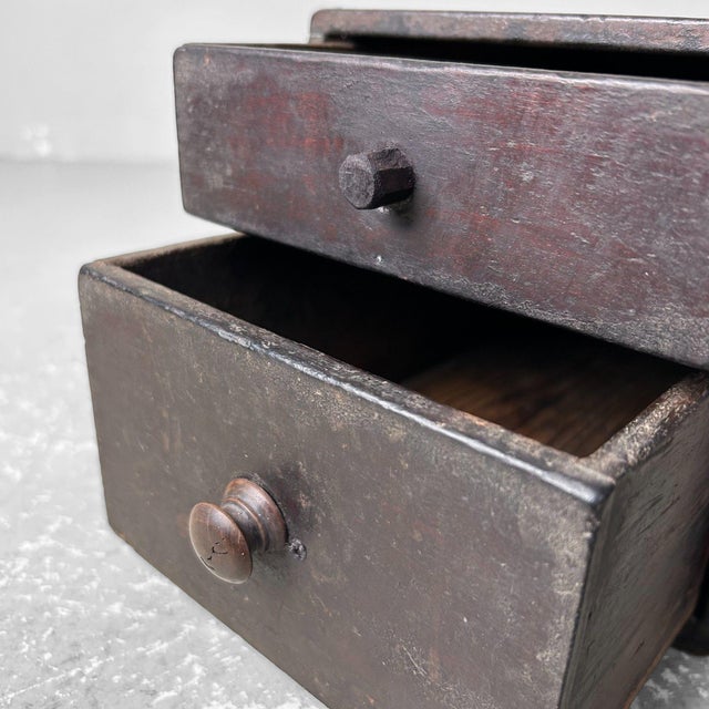 Wooden Calligraphy Drawer Cabinet, Japan, 1890s For Sale - Image 5 of 11
