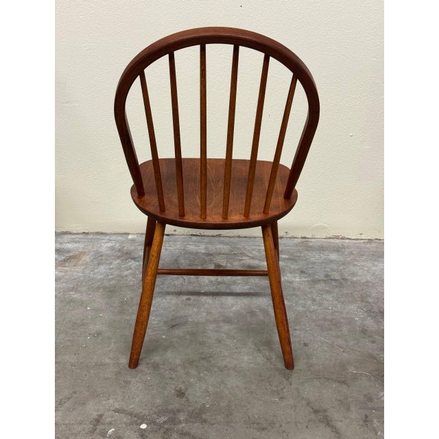 Wood Set of 3 Danish Modern Teak Dining Chairs by Erik Ole Jørgensen for Tarm Stole 1960s For Sale - Image 7 of 9