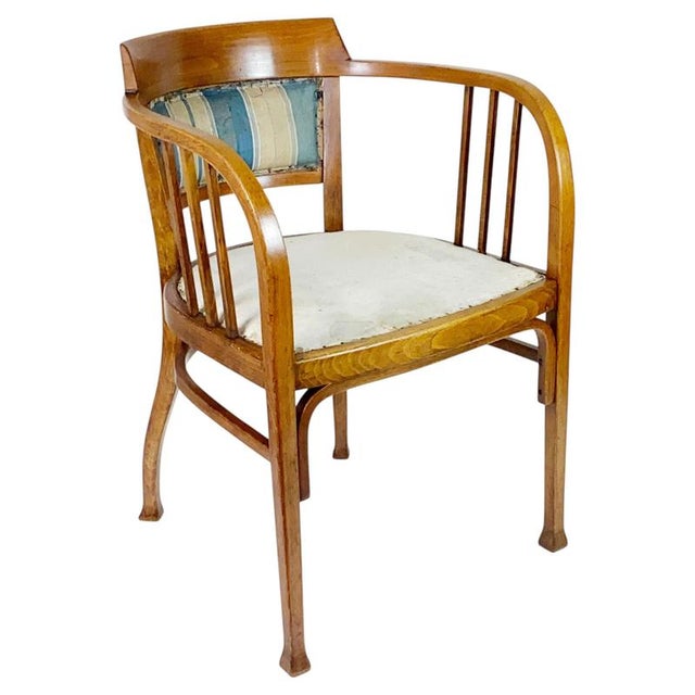 Nr. 13 and Nr. 6213 Sofa and Armchairs by Otto Wagner for Thonet, 1890s, Set of 3 For Sale - Image 3 of 18