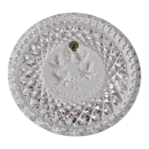 Waterford Irish Crystal 12 Days of Christmas 1988 Annual Plate 5 Golden Rings