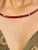 18k Yellow Gold Ruby and Diamond Necklace, 15.5ct Ruby, Modern Design For Sale - Image 4 of 12