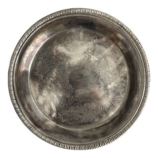 Early 21st Century Godringer Silverplate Tray For Sale