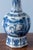 Blue Dutch Blue and White Chinoiserie Garlic Neck Vase Lamp, 1700s For Sale - Image 8 of 14