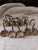 Late 20th Century Palm Beach Regency Unused Set of Gold Brass Shell Shower Curtain Hooks-10 For Sale - Image 4 of 10