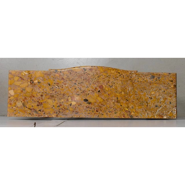 Large 19th Century Louis XVI Style Mahogany Console Table with Marble Top For Sale - Image 4 of 18