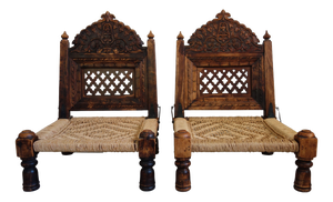 Vintage Traditional Pida Chairs, 1950s, Set of 2