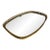 Vintage Matson 24k Gold Plated Filigree Mirror Vanity Tray For Sale