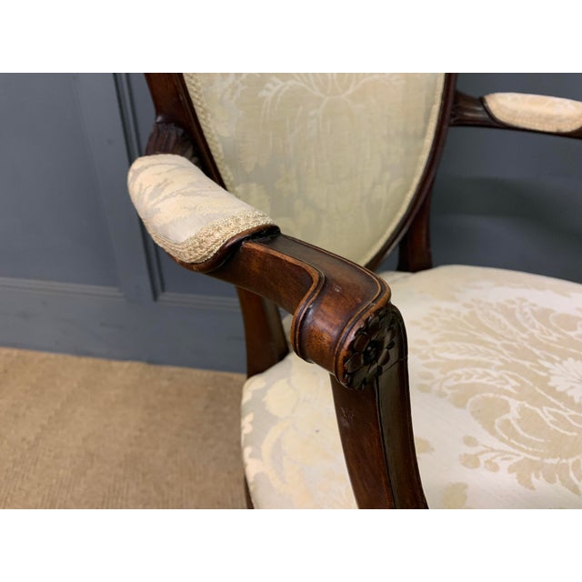 Mahogany Armchair in the style of Hepplewhite, 1900 For Sale - Image 6 of 13
