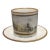 Vintage Schloss Charlottenburg Porcelain Cup and Saucer For Sale