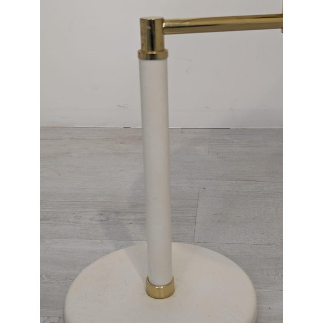 Hollywood Regency Brass Table Lamp For Sale - Image 10 of 18