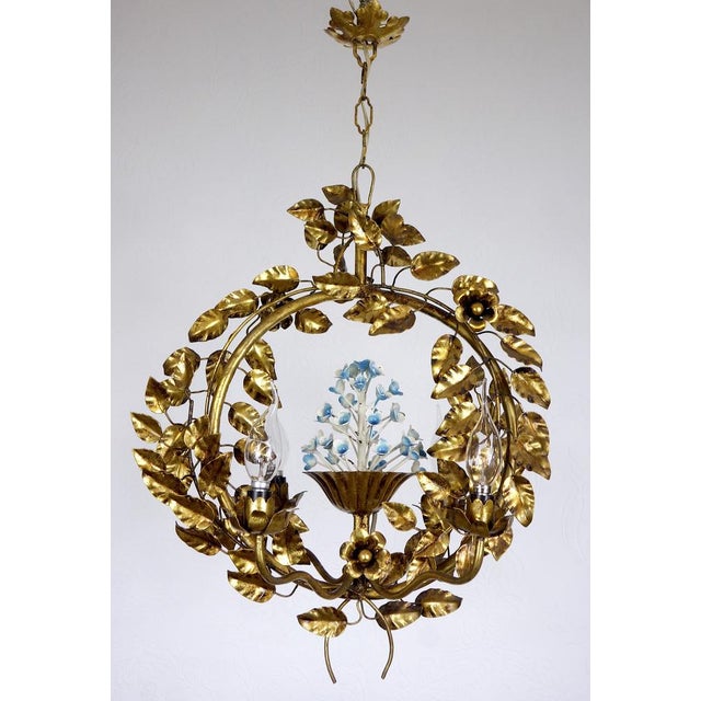 Add a touch of luxury and elegance to your home with these high -quality chandeliers from the 40s. Beautiful metal gold...