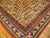 Mid 19th Century 1850s Orange Apricot Flowers Antique Central Asian Yarkand Rug 8' 3"x 9' 8" Handknotted Wool Carpet For Sale - Image 5 of 5