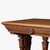 Renaissance Revival Style Partners Foyer Table Desk in Walnut For Sale - Image 10 of 12