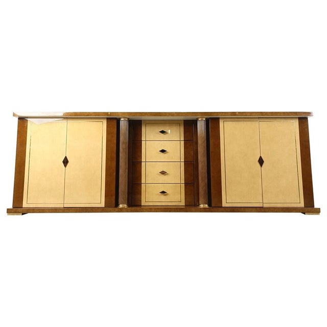 Vintage Lacquered Goatskin Credenza, 1970s For Sale - Image 16 of 16