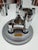 Modular Candleholder with Silver Aluminum Plug-in System in the style of Stoff Nagel, 1950s, Set of 4 For Sale - Image 11 of 14