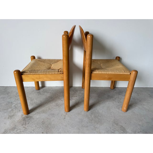 Brown Pair of Italian Postmodern “Padova” Dining Chairs After Hank Lowenstein For Sale - Image 8 of 16