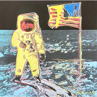 After Andy Warhol, Moonwalk Light Blue, 1980s, Print For Sale