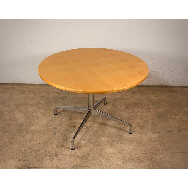 Wood Vintage Contract Table by Charles & Ray Eames for Vitra, 2000s For Sale - Image 7 of 7