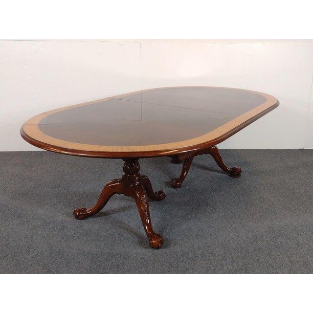 Karges Furniture Karges Flame Mahogony DIning Set For Sale - Image 4 of 5