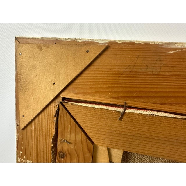 V. Vette, Skyscrapers, Oil on Canvas, 1950s, Framed For Sale - Image 9 of 13