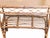 Brown Vintage Bamboo and Woven Rattan Console Table by Franco Albini, Italy, 1960s For Sale - Image 8 of 12
