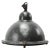 1950s Vintage Industrial Grey Aluminium & Cast Iron Clear Glass Pendant Lamp, 1950s For Sale - Image 5 of 5