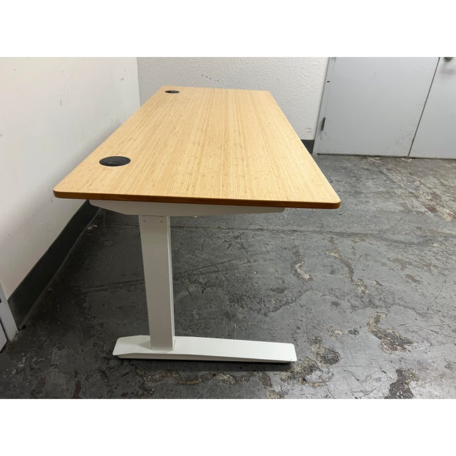 Herman Miller Jarvis Wood + Metal Standing Desk Chairish