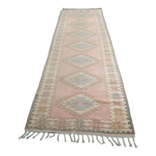 Mid 20th Century Anatolian Kitchen Decor Hallway Runner Rug For Sale