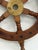 Brown Wooden Ship’s Wheel Wall Decor For Sale - Image 8 of 14