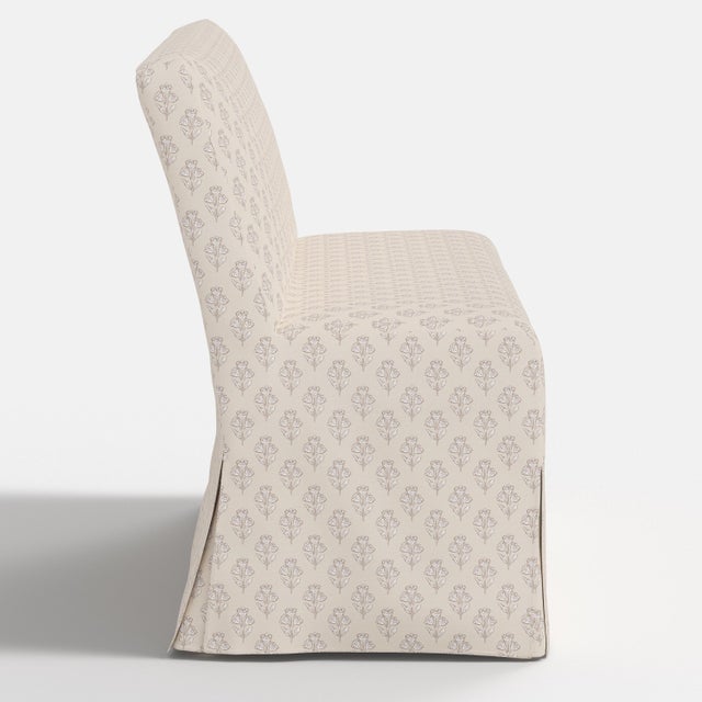 Slipcover for Stoffer Home x Cloth & Company for Lindy Slipcover Dining Banquette in Francie Floral Sage For Sale In Chicago - Image 6 of 7
