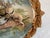 Digoin & Sarreguemines Rare 19th Century French Sarreguemines Majolica "The Hunt of the Wolves" Barbotine Platter, Rare Turquoise Color. For Sale - Image 4 of 17
