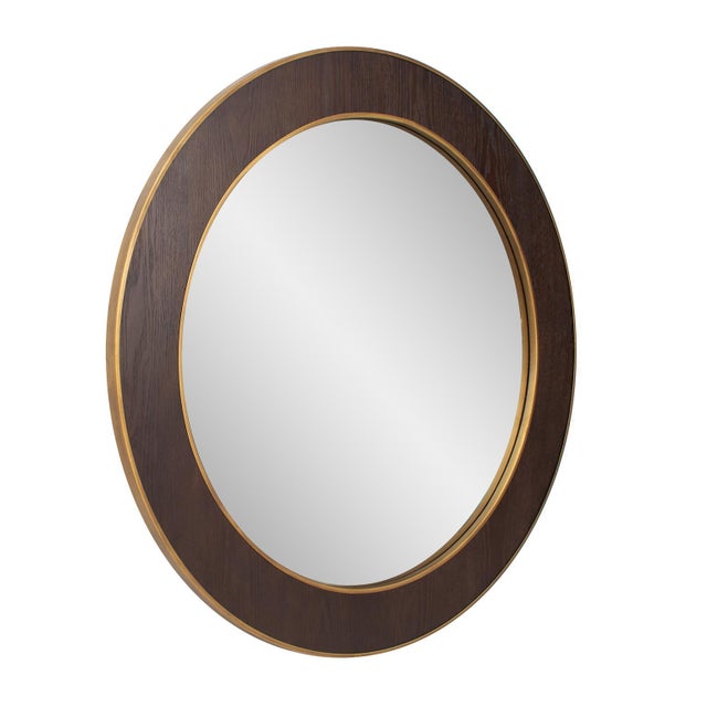 Kenneth Ludwig Chicago Caldwin Round Mirror- Large For Sale - Image 4 of 9
