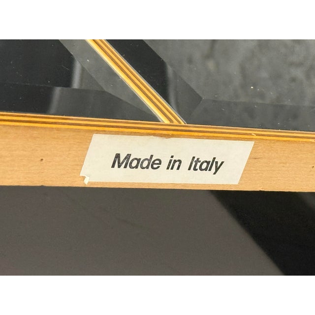 Pierre Cardin for Roche Bobois Vintage Black Lacquer Extension Dining Table For Sale - Image 10 of 12