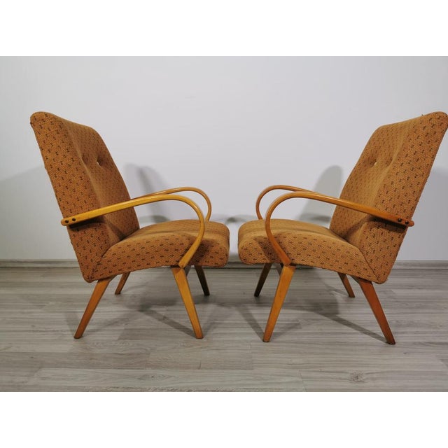 Set of Vintage Armchairs by Jaroslav Smidek, 1960s For Sale - Image 16 of 18
