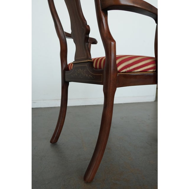 Vintage Drexel Heritage Chinoiserie Dining Chairs (Set of 8) For Sale - Image 16 of 17