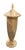 Stone Vintage Hand-Carved Onyx Marble Covered Urn Vase For Sale - Image 7 of 12