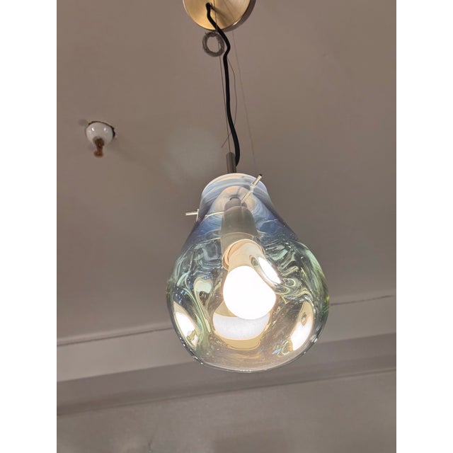 2020s Ota Svoboda for Bomma Small Soap Pendant, Blue For Sale - Image 5 of 13