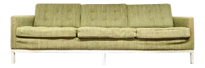 Sofa with Original Fabric by Eszter Haraszty / Florence Knoll Bassett for Knoll Inc. / Knoll International, 1954
