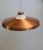 Mid-Century Modern Vintage Copper-Colored Ceiling Lamp For Sale - Image 3 of 5