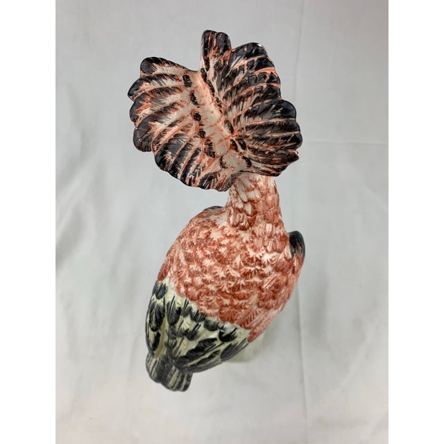 Mottahedeh Vintage Mottahedeh Hoopoe Bird For Sale - Image 4 of 9
