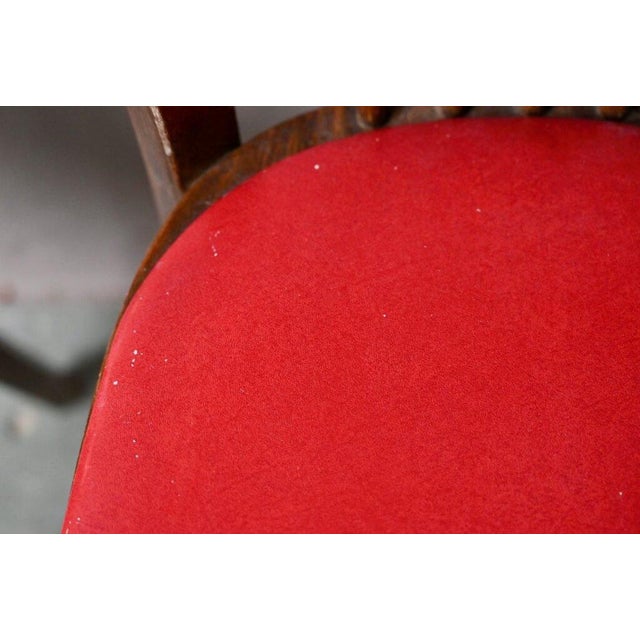 1950s Vintage Bistro Chairs from Baumann, 1950s, Set of 2 For Sale - Image 5 of 12