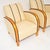Black Art Deco Swedish Leather and Satin Birch Armchairs, 1930s, Set of 2 For Sale - Image 8 of 13