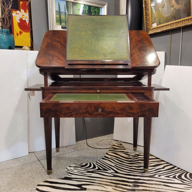 Louis XVI French à La Tronchin Architects Table For Sale - Image 14 of 18