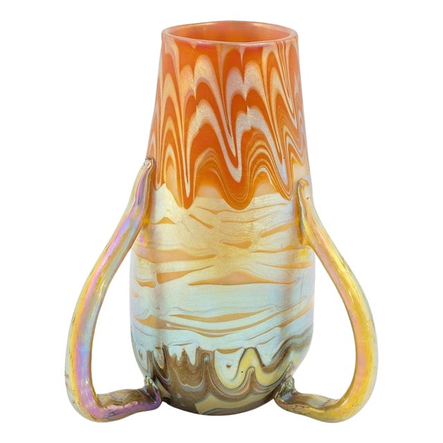 PG 358Glass Vase from Robert Holubetz for Johann Loetz Witwe, 1901 For Sale