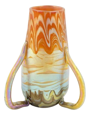 PG 358Glass Vase from Robert Holubetz for Johann Loetz Witwe, 1901