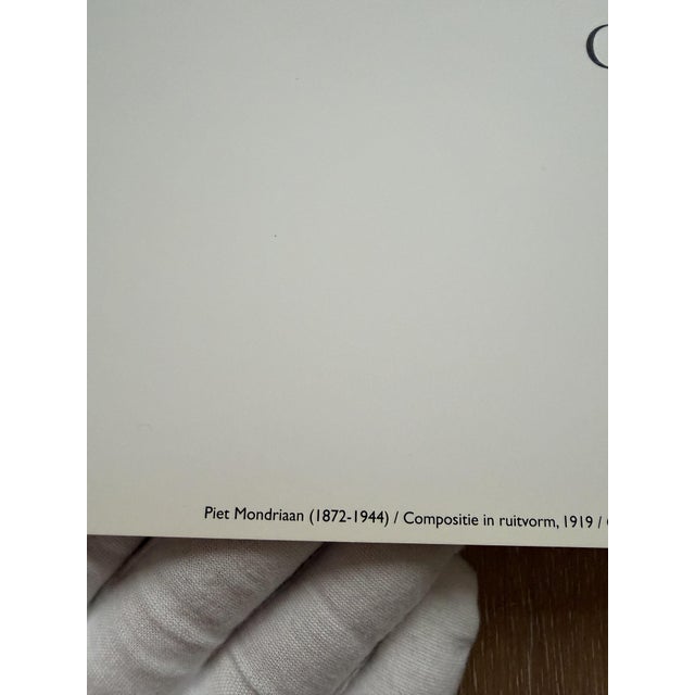 Paper Piet Mondrian, Composition in Diamond Shape, Print For Sale - Image 7 of 8