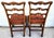 Antique English Dining Chairs Ribbon Back Set of 4 For Sale - Image 11 of 12