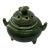 Vintage Japanese Green Ceramic Incense Burner For Sale